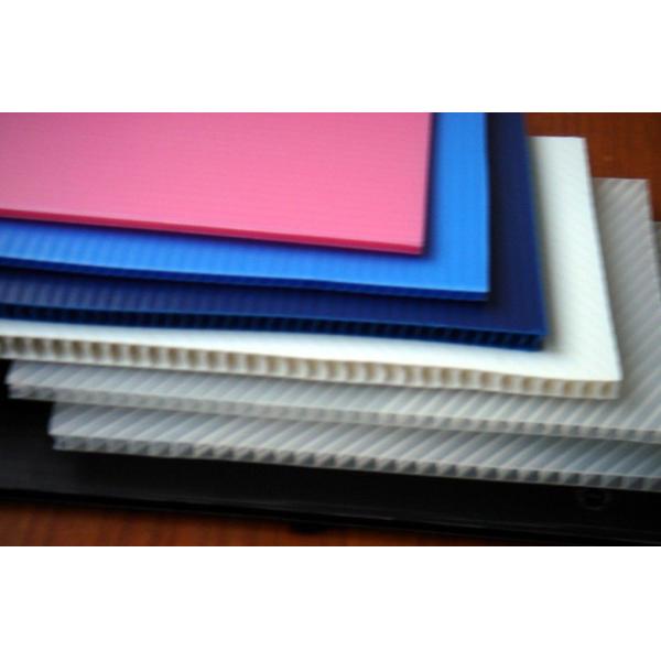 Durable 5mm Corrugated Plastic Sheet 2.5m Width Coloured Correx Sheets