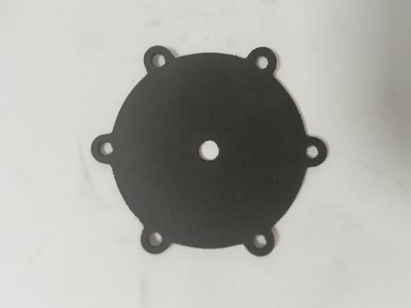 20C-80C Temperature Range Valve Rubber Diaphragm Low Compression Set Circular