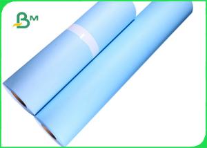 80gsm Blue CAD Drawing Paper For Wide Format Inkjet Printer 24 x 150ft