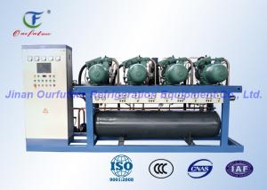 China Danfoss Parallel Screw Compressor Unit , Apple Cold Room Copeland Condensing Unit on sale