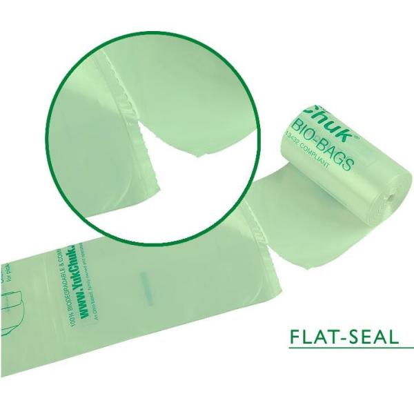 Eco Friendly Biodegradable Plastic Compostable Garbage Bags On Roll, Compostable Disposable Colored Plastic Garbage Bag