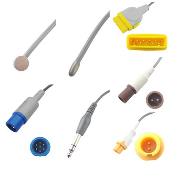 High Accuracy Pediatric Skin Temperature Probes Continuous Temperature Monitoring