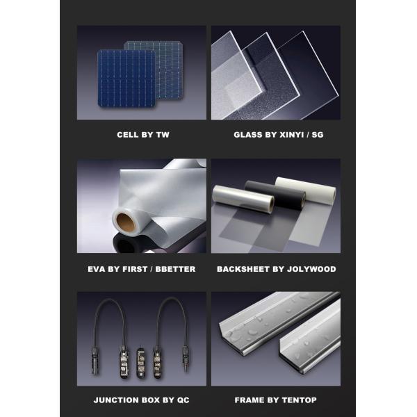Bifacial 480w Germany Solar Panels N Type Vietnam 545w Bifacial Solar Panel Transparent Glass