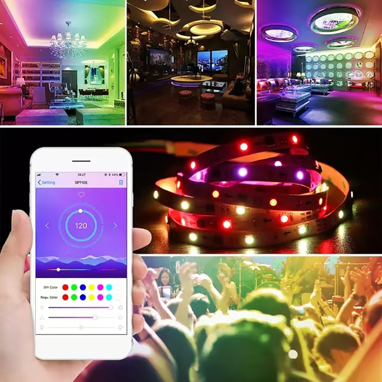 DC 12V Sp110e LED Controller Mini SPI With Phone Bluetooth App Control