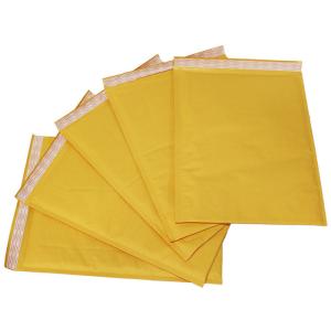 Wholesale Recyclable Kraft Paper Bubble Mailers , Courier Packing Bags Wrinkle Resistant from china suppliers