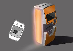 Wholesale Cyberpunk Ordering Free Standing OEM Machines , i3 CPU Kiosk With Barcode Scanner terminal. from china suppliers