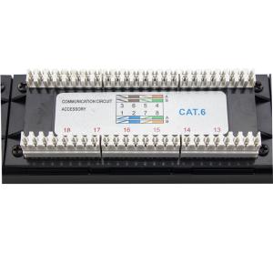 Wholesale 24 Port Staggered UTP Network Ethernet Patch Panel from china suppliers