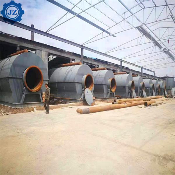 Quality 5ton-30ton Full Automatic Continuous Scrap Rubber Tyre Pyrolysis To Oil Equipment for sale