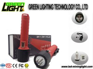 China PC IP68 1300lum 25000lux 10W Explosion Proof Torches on sale