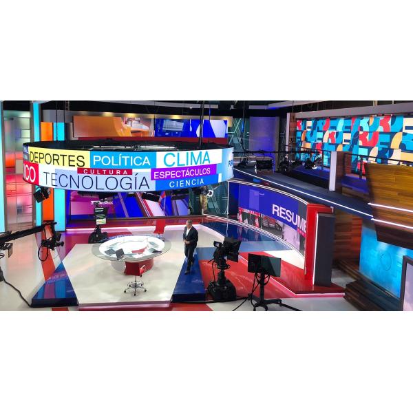 Indoor Flexible LED Module Portable Stage Rental Slim Curved LED Display