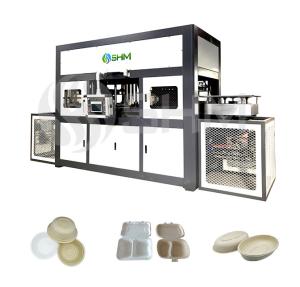 China Fully Automatic Pulp Molding Tableware Machine Pulp Moulding Machine on sale