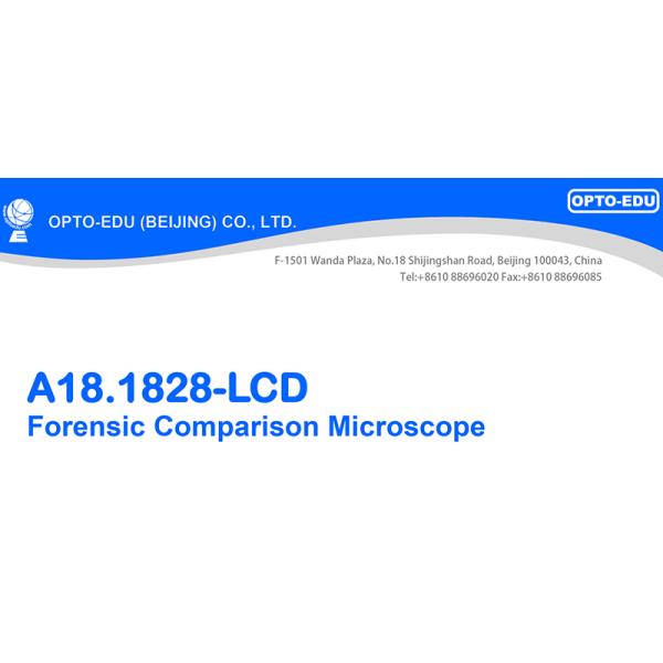 OPTO-EDU 10.5" LCD Pad Forensic Comparison Microscope with 2x~240x Magnification and 4K Resolution for Laboratory and Research
