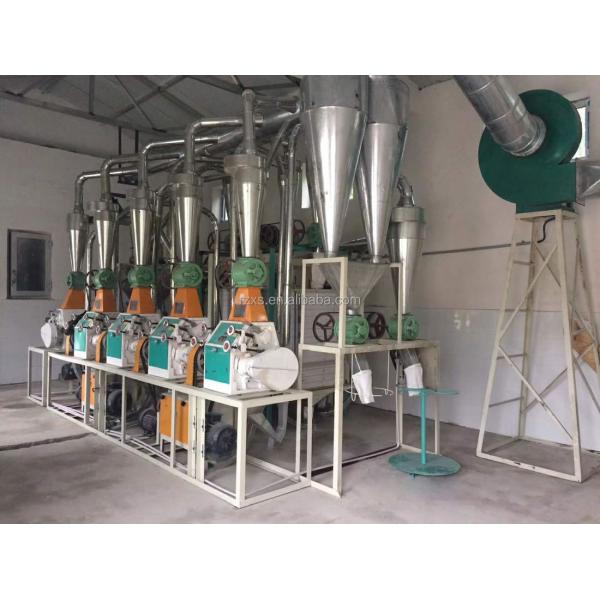 120 Ton Per 24 Hour Automatic Roller Corn Wheat Grinder Bread Flour Milling Machine in Bangladesh