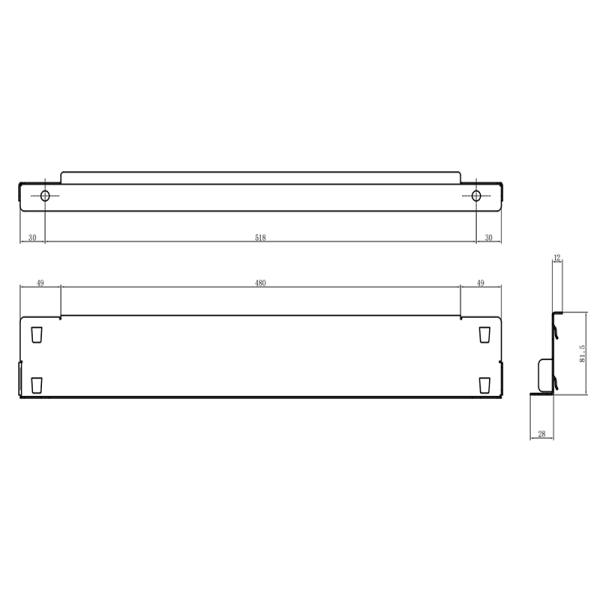 Shelf Bracket Roll Forming Machine For Light Shelf European Design