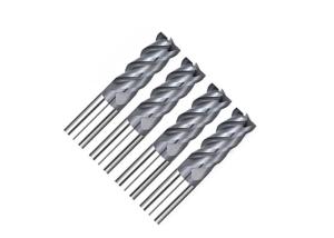 China High Hardness Carbide End Mill Cutter / High Speed Steel Milling Cutters on sale