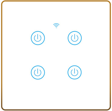 500W Alexa Google Tuya Smart Switch Home Zigbee Wireless Switch