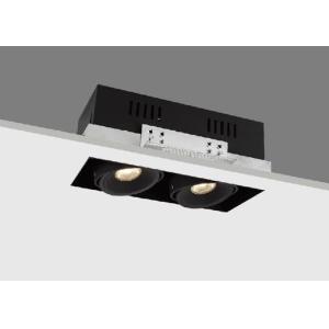 Wholesale 14W 37V COB LED Squera Trimless Adjustable Recessed Down Light Double Head Recessed Downlight from china suppliers