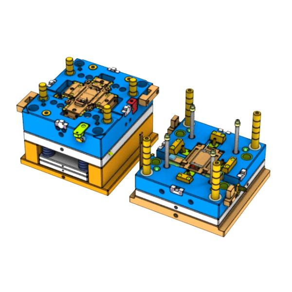 Clamshell Phone Back Cover (1*1) / Cold runner / Three-plates mold No.21870