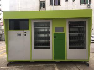 Commercial Bottle Can All In One University Combo Vending Machines