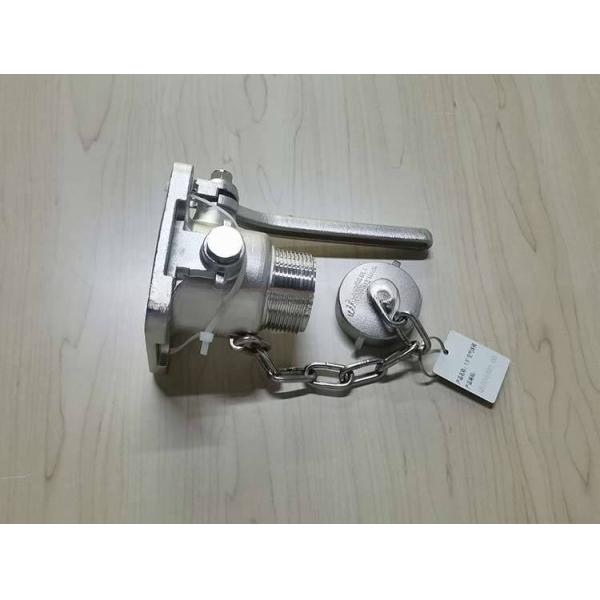 ISO Tank Container Spare Parts and Accessories 1.5'' BSP Air Inlet Ball Valve with Temperature Gauge