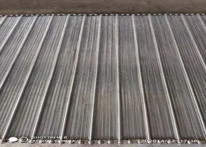 China Pizza Oven Welded Edge 316L 1.2mm Spiral Conveyor Belt on sale