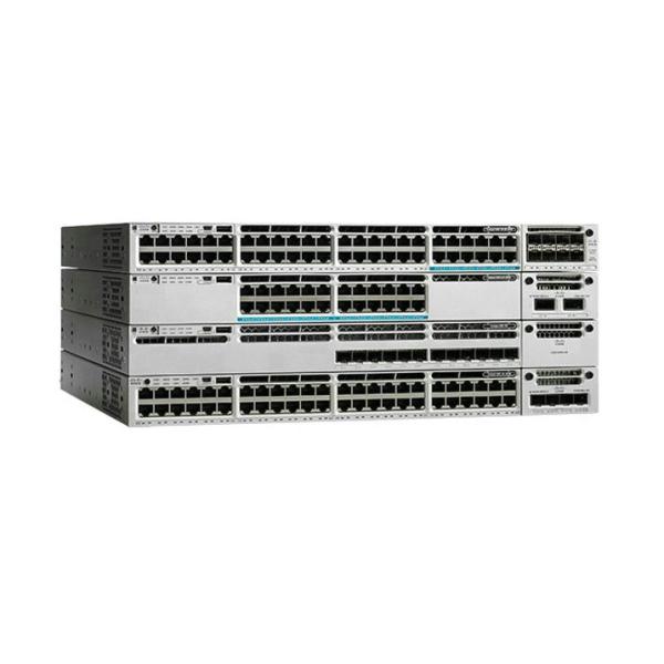 WS-C3850-12S-E 12 Port Ethernet Switch , 10G SFP Managed Optical Fiber Switch