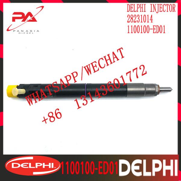 28231014 DELPHI Diesel Fuel Injector For Great Wall Autombile 1100100-ED01