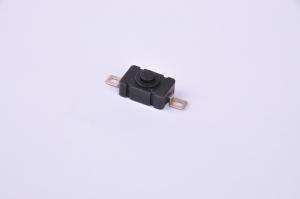 Black Waterproof Micro Push Button Switch , 2 Pin Toggle Switch 6A 250Vac