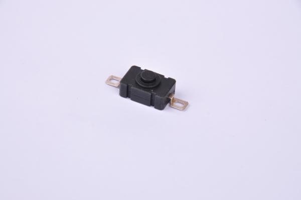 Quality Black Waterproof Micro Push Button Switch , 2 Pin Toggle Switch 6A 250Vac for sale