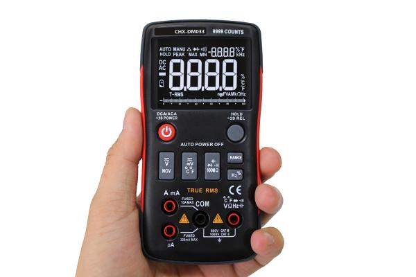 Quality 600V Handheld Digital Multimeter 9.999Hz 99.99Hz True RMS Multi Meter for sale