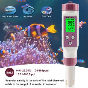 Wholesale Seawater Digital Salinity Meter Salt Water Tester For Pool Aquarium Fish Pond 10 - 100ppt from china suppliers