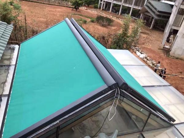 Waterproof And Sunscreen Retractable Roof Awning Sunroom Retractable Awning