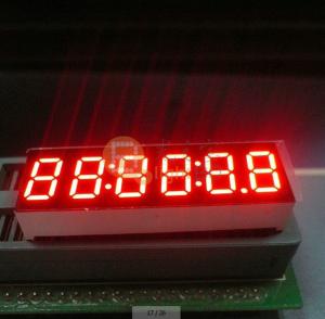 Wholesale 6 Digit Size LED Clock Display with Wavelength of 515-525nm and Electricity Power Source from china suppliers