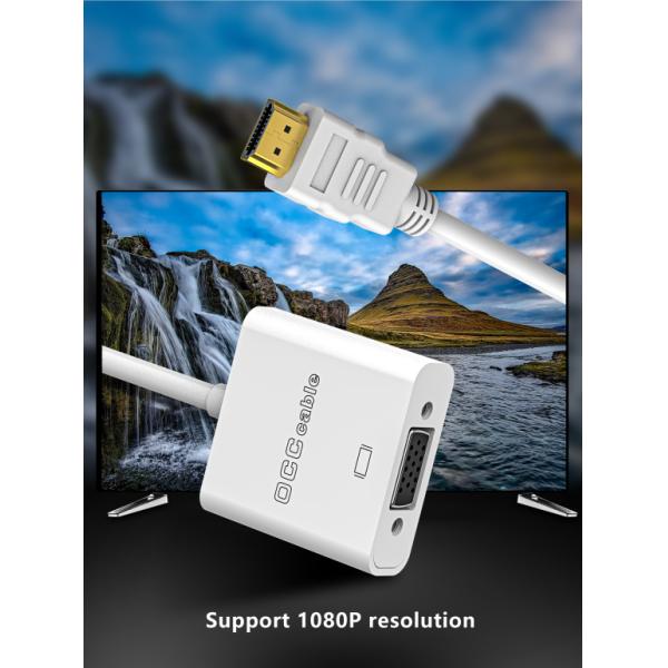 0.1m Cable HDMI To VGA Adapter Male To Female For Computer Desktop Laptop PC Monitor Projector