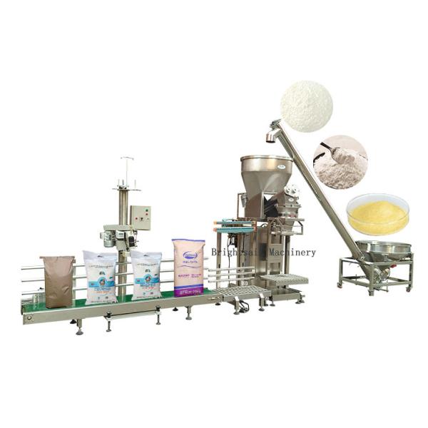 Customized 5 To 50kg Powder Packing Machine Stainless Steel For Large Bag