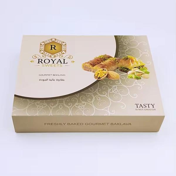 Eco Friendly Food Grade Custom Cookie Box Packaging With Sliding Drawer