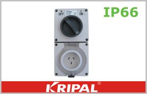 China 10A IP66 Weatherproof Switch Socket Outlet 250V Rotary Power Switch on sale