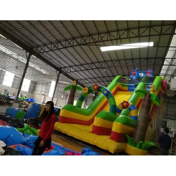 China Supplier hot selling good quality inflatable slip n slide/ infatable dry slip n slide for kids and adults