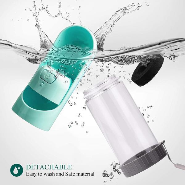 Foldable Portable Water Dispenser For Dogs Pet H2O Bottles BPA Free 10 Oz 300ml