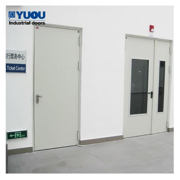 Quality Metal Fireproof Security Door 1.0mm leaf Galvanized 0.5h rating For School for sale