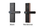 Durable Luxury Fingerprint Handle Door Lock 60mm With Camera