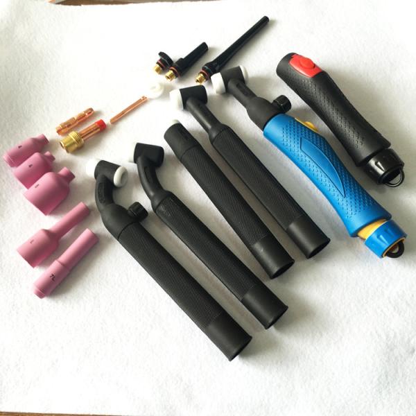 Durable WP 17 Tig Welding Torch Rubber Flexible Gun With A High Insulation