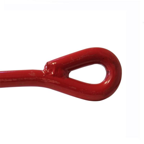 Q235 Material Earth Auger Anchors 48" 5/8" Rod With 6" Helix Painted