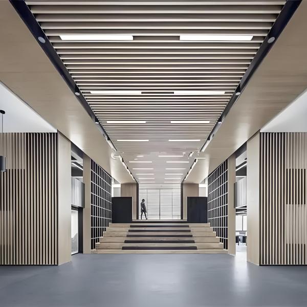 Office False Suspended Ceiling U Shaped Modern Decorative Ceiling