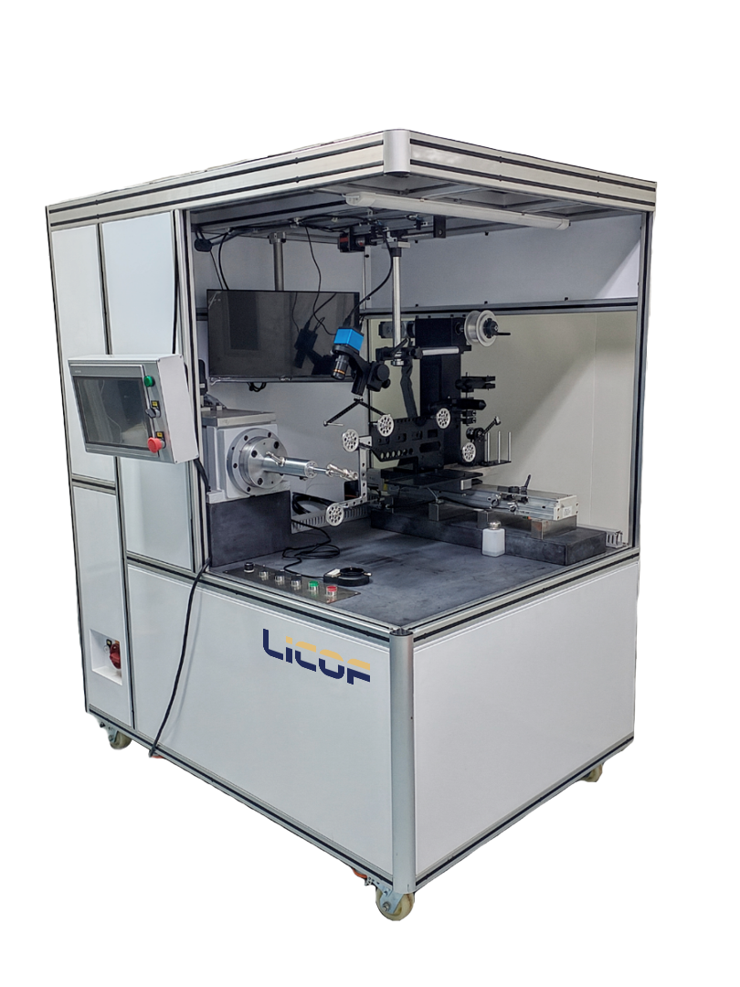 High Performance Fiber Coil Winding Machine Precise High Efficiency 155×115×190cm Dimensions