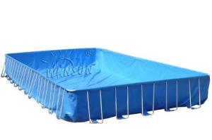 China Framed Blow Up Swimming Pools , Waterproof PVC Inflatable Swimming Pool on sale