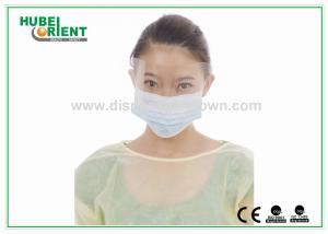 China Non-Toxic Yellow Or Other Color PP+PE Disposable Isolation Gowns With Elastic Wrist For Hospital/Factory on sale