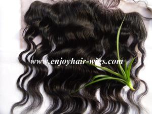 Wholesale Peruvian virgin remy hair lace frontal 13''x4'' ,natural color body wave 10''-24''length from china suppliers
