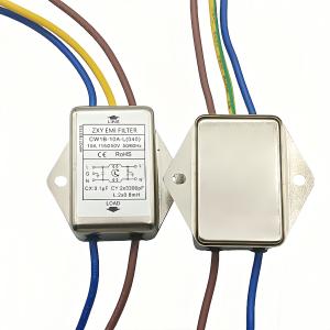 China EMI Filter 115V/250V Single Phase Low Pass Anti-Interference CW1B-6A/1A/10A-L(040) on sale
