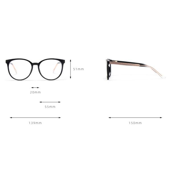 Blue Light Blocking Computer Round TR90 Material Glasses Frame BSCI SGS